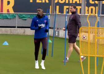 Dembélé comienza la fase final de su rehabilitación en el Barça
