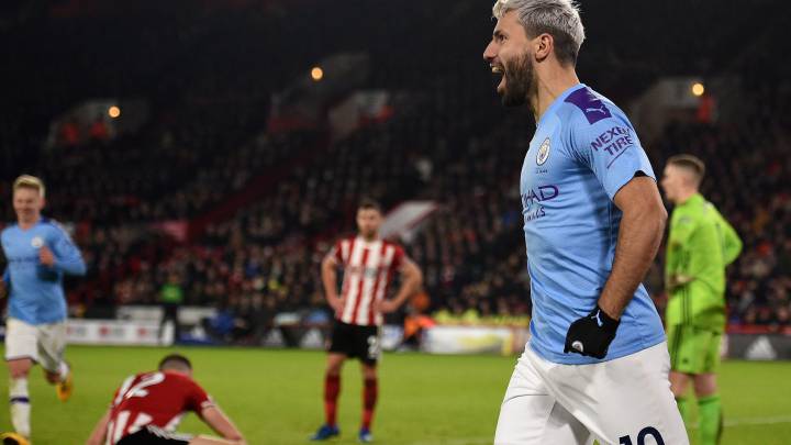 Agüero vuelve a salvar al City en el regreso de Laporte