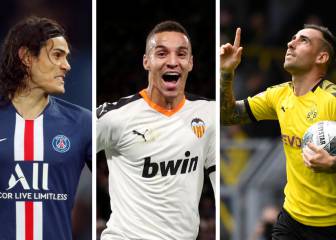 Un efecto dominó con Cavani, Rodrigo, Alcácer y Gameiro