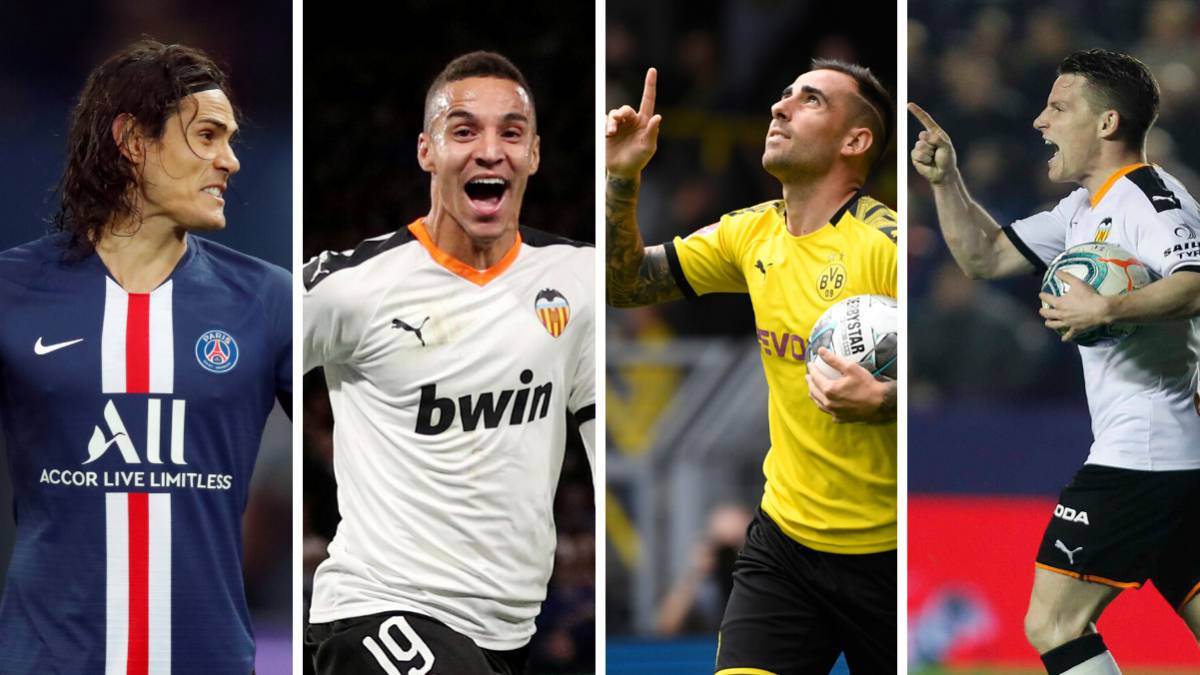 Un efecto dominó con Cavani, Rodrigo, Alcácer y Gameiro