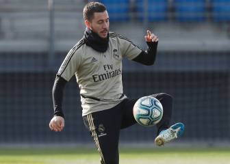 Hazard aiming to return for the Madrid derby on 1 February