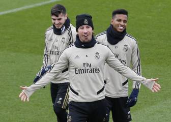 El Madrid ensaya con Ramos pero sin Bale para el Valladolid