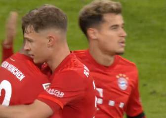 ¡De tijera! El golazo de Goretzka en goleada del Bayern Munich