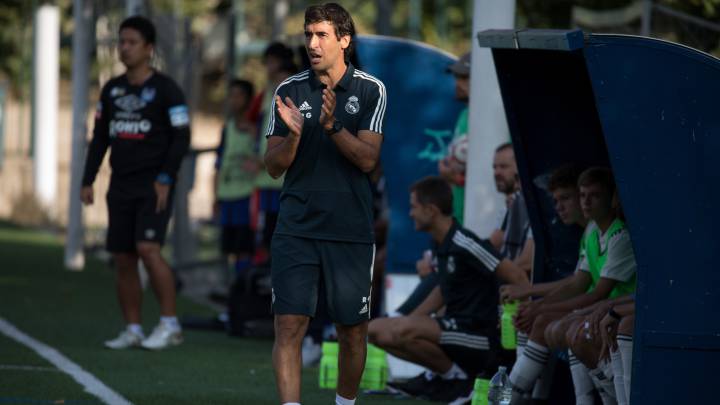 Dvd911(25/08/18) Raul Gonzalez Blanco debuta como entrenador del Cadete B del Real Madrid en Moratalaz , Madrid Foto: VÃctor Sainz