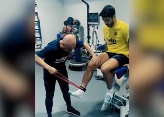 Luis Suárez' recovery process takes shape