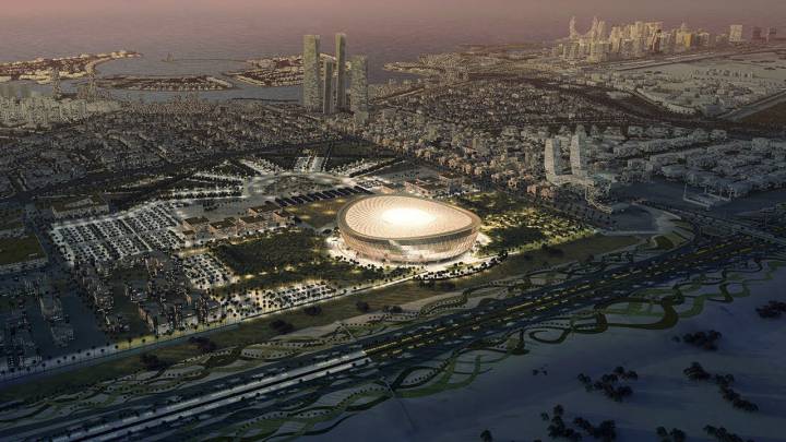 Las obras en el estadio Lusail están a punto de finalizar