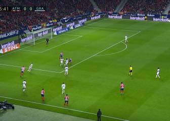 El tremendo fallo del Granada que dio la victoria al Atletico