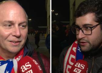 La afición del Atlético, optimista de cara al Liverpool