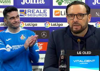 Bordalás reveló como apodó a Jorge Molina tras el doblete