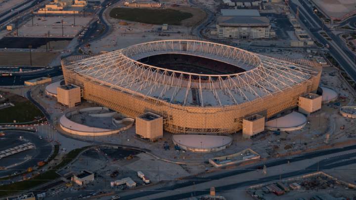 La estructura del estadio Al-Rayyan está casi finalizada