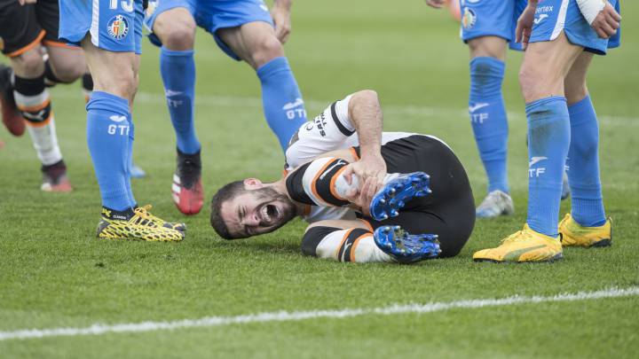 Gayà se lesionó contra el Getafe.
