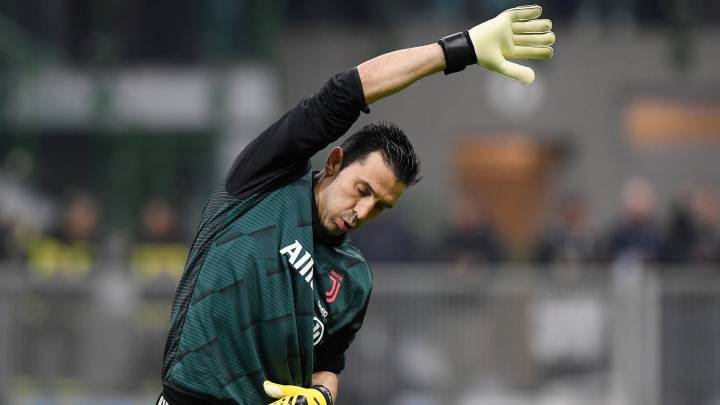 El guardameta italiano de la Juventus, Gianluigi Buffon, durante un partido.