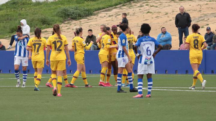 El Barcelona ganó al Sporting Huelva hace sólo unos días en la Copa de la Reina.
