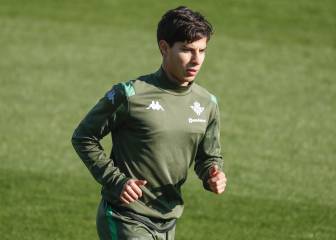 Lainez, operado de apendicitis, baja del Betis para Leganés