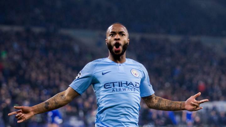 Raheem Sterling durante la Liga de Campeones de la temporada pasada.