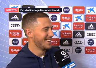 Hazard domina el español y enamora al periodista