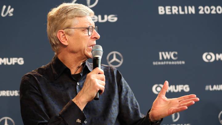 El entrenador francés, Arsene Wenger, en los Premios Laureus.