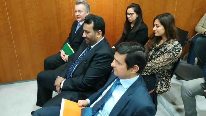 Imagen de archivo del juicio por la demanda contra el jeque Al-Thani por el Málaga CF.