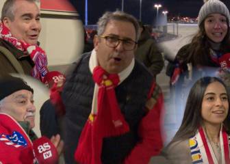 La afición del Atlético nunca dejó de creer en su equipo