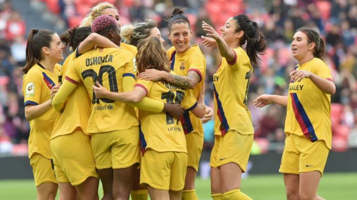 Jugadoras del Barça.