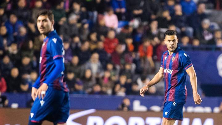 Bruno González en su debut con el Levante.