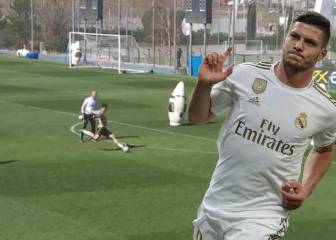 Jovic's thumping training-ground drive