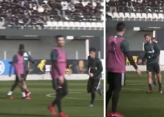 Reacciones de Cristiano en práctica generan debate