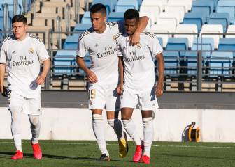 Las imágenes del partido de Reinier y Rodrygo con el Castilla