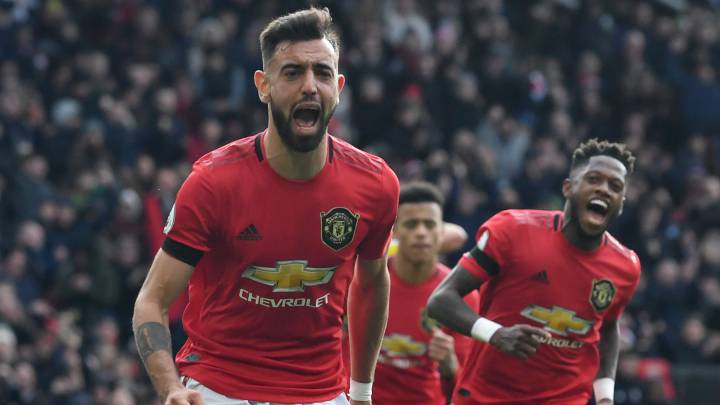 Bruno Fernandes marca su primer gol y guía al United a la victoria