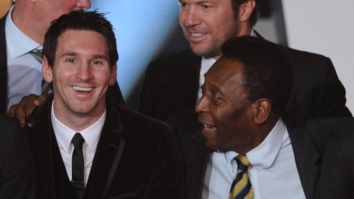Messi is now just 17 goals off surpassing Pelé's record