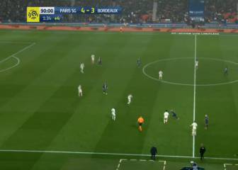 La entrada salvaje que provocó la expulsión de Neymar al 93'