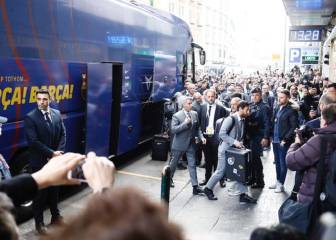 Control de temperatura al Barça en el avión antes de aterrizar