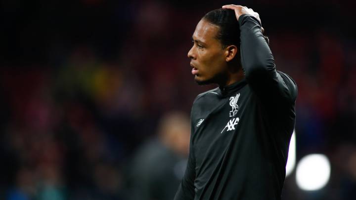 El defensa holandés del Liverpool, Virgil Van Dijk, durante un partido.