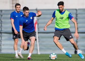 Recuperación en Lezama tras el bofetón de Vitoria