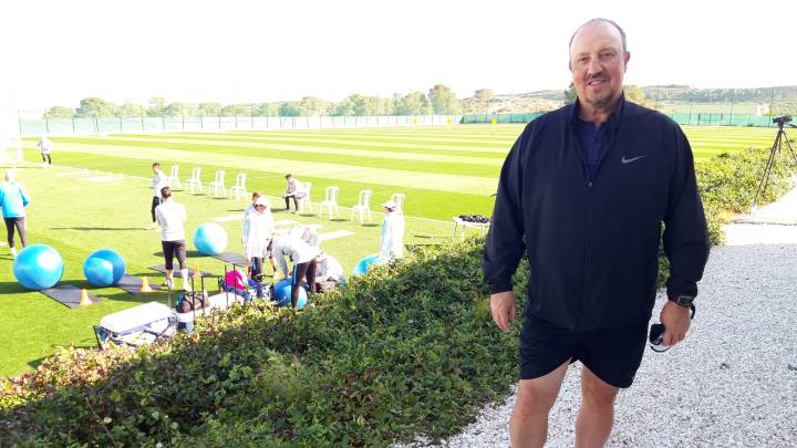 Benítez, en Alicante, donde realiza la pretemporada con el Dailan.
