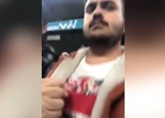 ¡Así se celebra un gol como infiltrado en la hinchada rival!