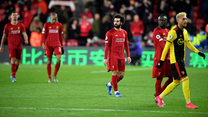 El Liverpool cae en la Premier tras 44 partidos, a 11 días del Atleti