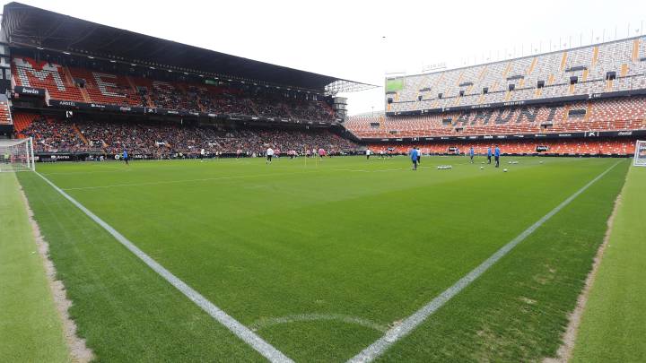 Mestalla registra la entrada más baja del año en plena crisis de coronavirus