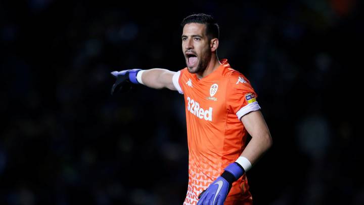Soccer Football - Championship - Leeds United v West Bromwich Albion - Elland Road, Leeds, Britain - October 1, 2019 Leeds United's Kiko Casilla reacts Action Images/Ed Sykes EDITORIAL USE ONLY. No use with unauthorized audio, video, data, fixture lists, club/league logos or "live" services. Online in-match use limited to 75 images, no video emulation. No use in betting, games or single club/league/player publications. Please contact your account representative for further details.