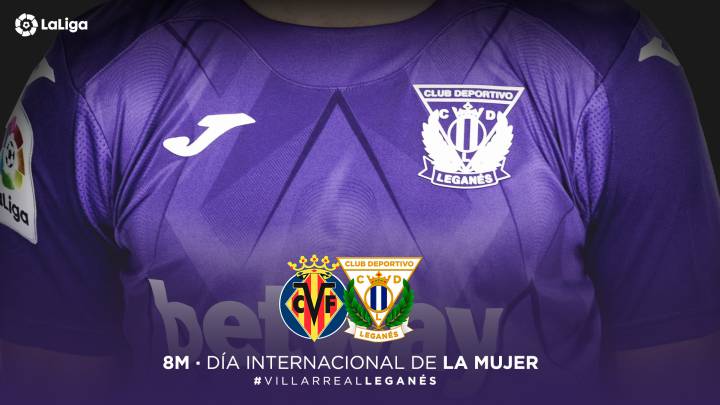 El Leganés jugará de morado en Villarreal por el 8 de marzo