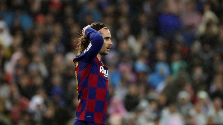 Griezmann, menos goles y más sustituciones que en el Atleti.