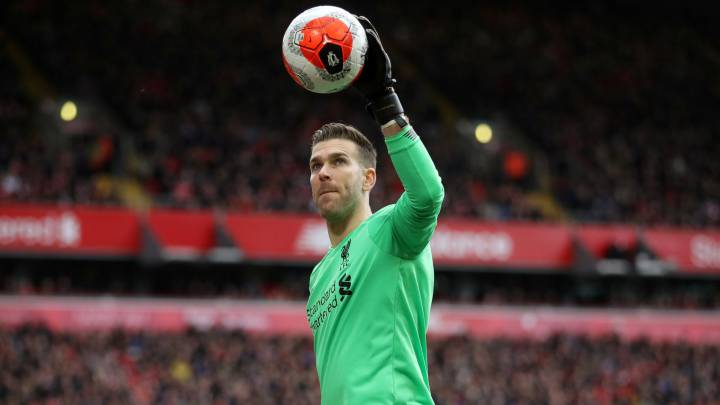 Adrián, portero del Liverpool, habló del partido de Champions contra el Atlético.