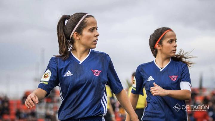 Malena y Samara Ortíz, jugadoras del Tacon.