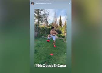 Asensio at home and working towards return
