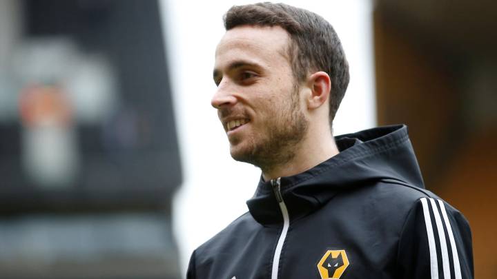 El delantero portugués del Wolverhampton, Diogo Jota.