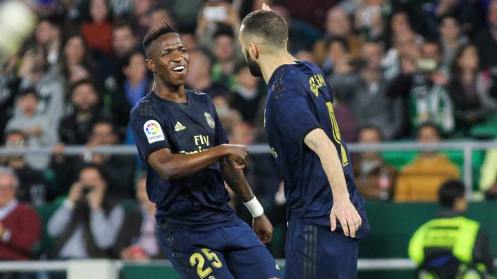Vinicius: "Benzema piensa diez segundos antes que el resto".