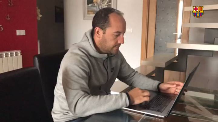 Lluís Cortés, entrenador del Barcelona Femenino.