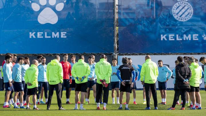 12/02/20 ENTRENAMIENTO DEL ESPANYOL GRUPO