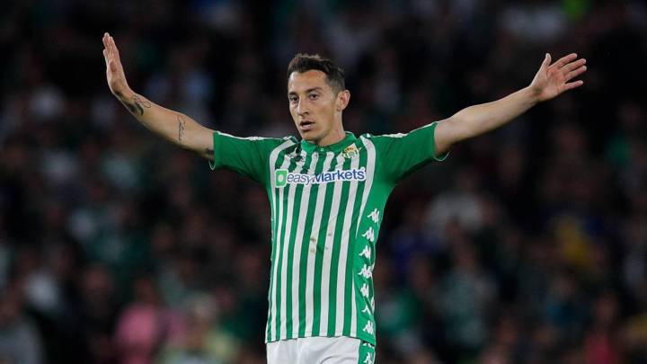 El Betis espera la recuperación completa de Andrés Guardado, convertido en 'talismán'. En 7 partidos faltó y ninguno lo lograron ganar los verdiblancos.