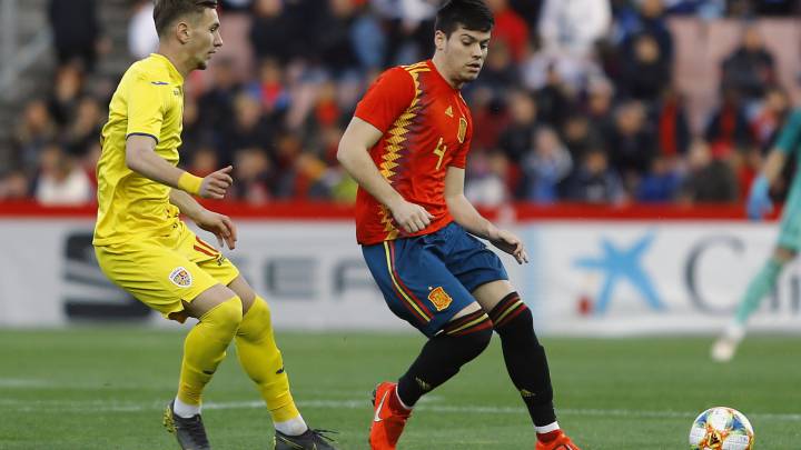 Jorge Meré, con la selección española.
